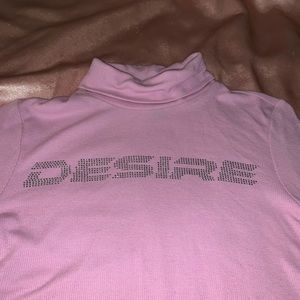 Desire high cut body suit